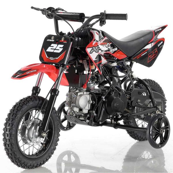 Apollo DB-25 Kids Dirt Bike with Training Wheels